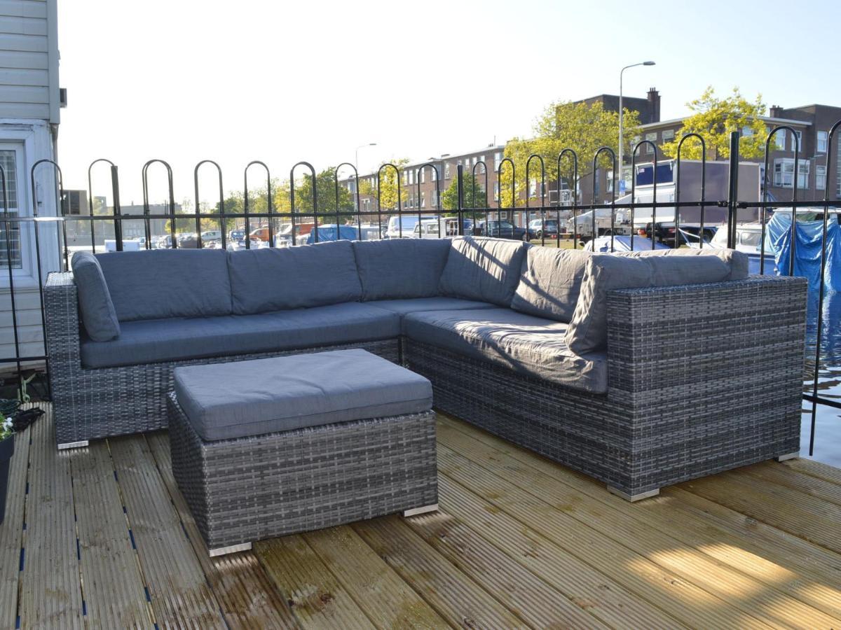 מלון האג Beautiful Houseboat With Terrace Jacuzzi מראה חיצוני תמונה